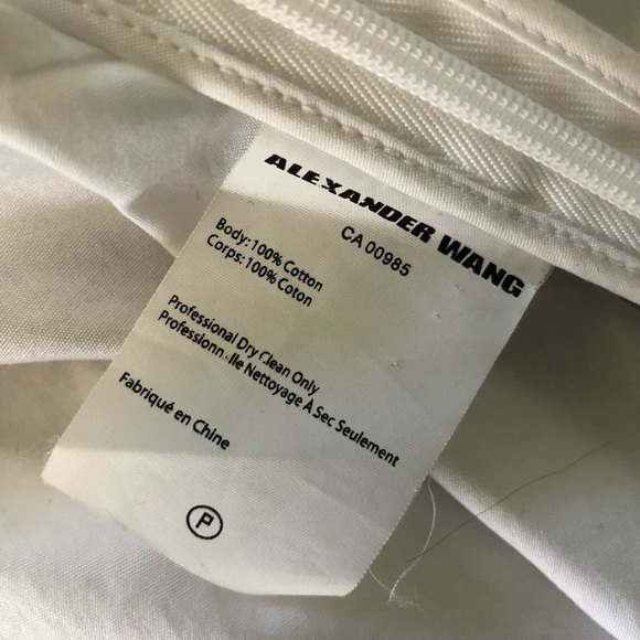 ALEXANDER WANG Twisted Front Poplin Cami Top - Picture 7 of 8